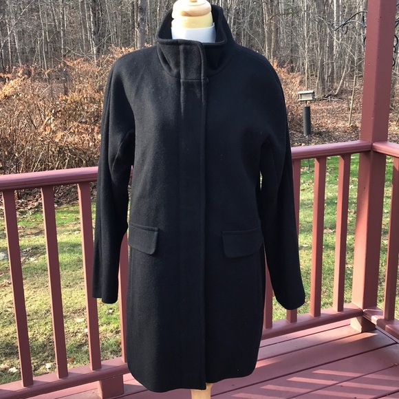 Vince Camuto black large pea coat .